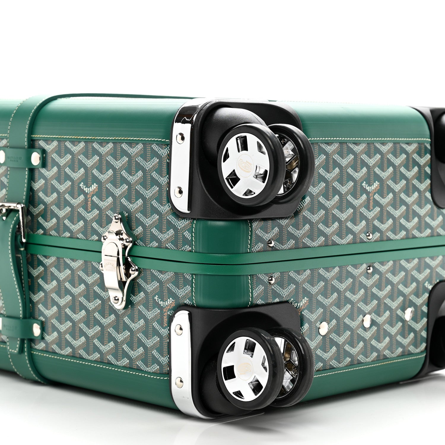 Goyard Goyardine Bourget PM Green 9 of 10