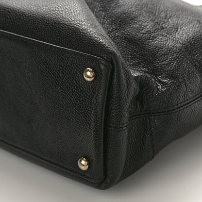 Chanel Caviar CC Timeless Shoulder Bag Black 8 of 13