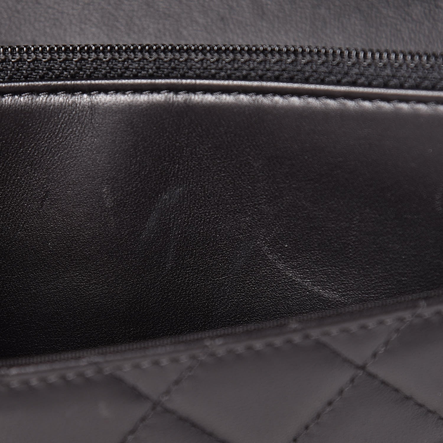 Chanel Lambskin Quilted Boy Wallet On Chain WOC Black 15 of 16