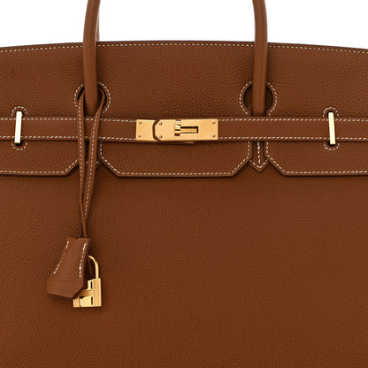 Hermes Togo Birkin 40 Gold 8 of 10
