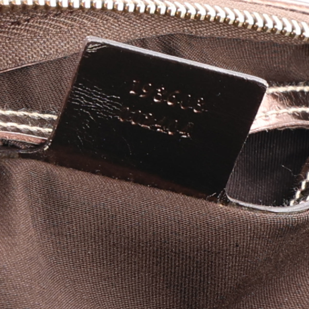 GG Supreme Monogram Medium Joy Boston Dark Brown Bronze