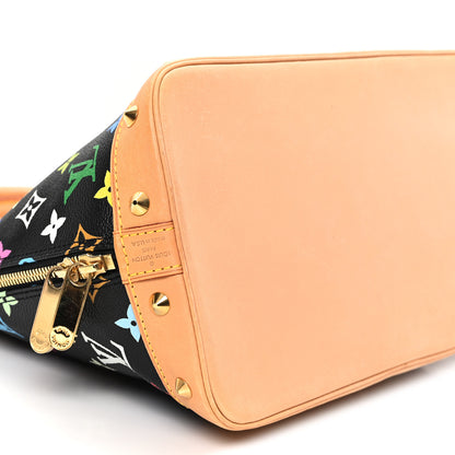 Louis Vuitton Monogram Multicolor Alma Black 8 of 9