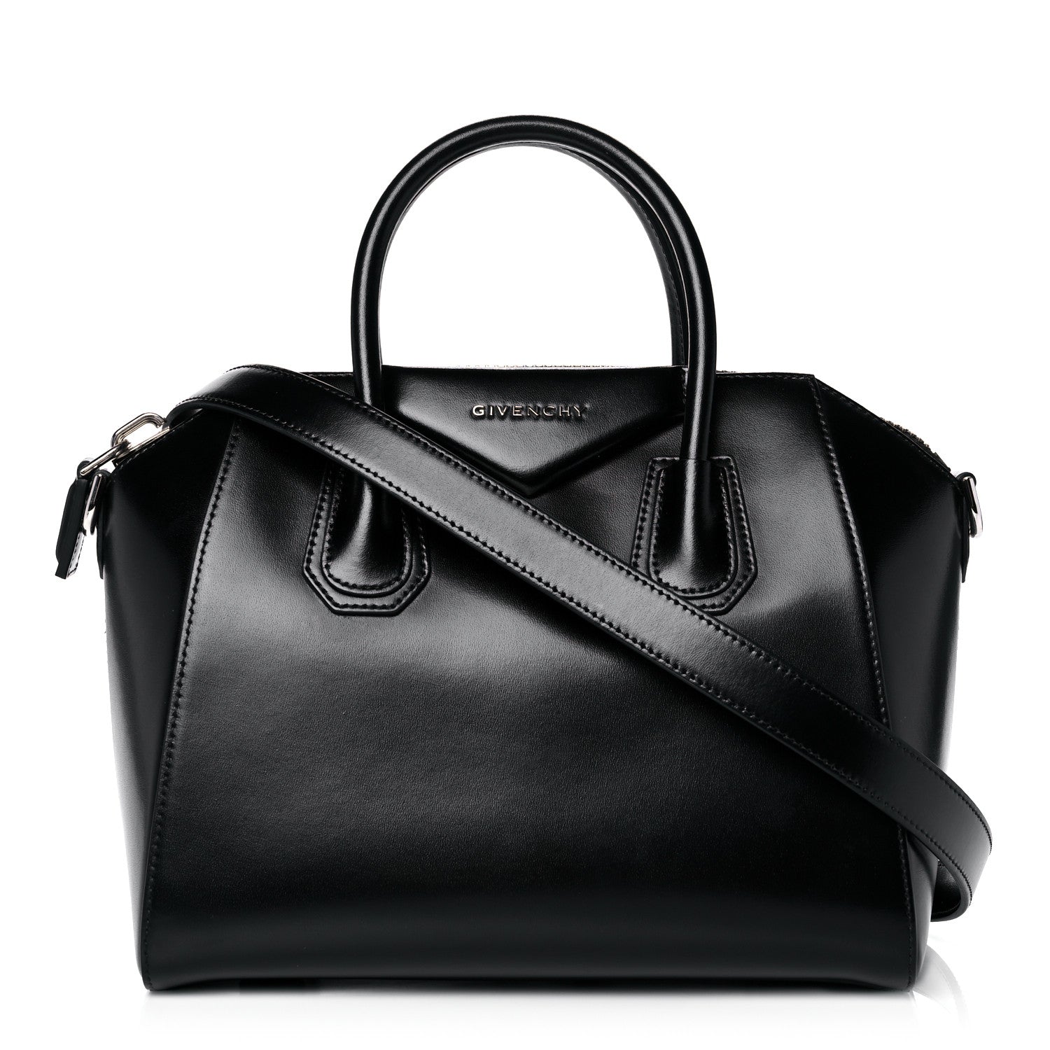 Givenchy Shiny Lord Calfskin Small Antigona Black 1 of 10