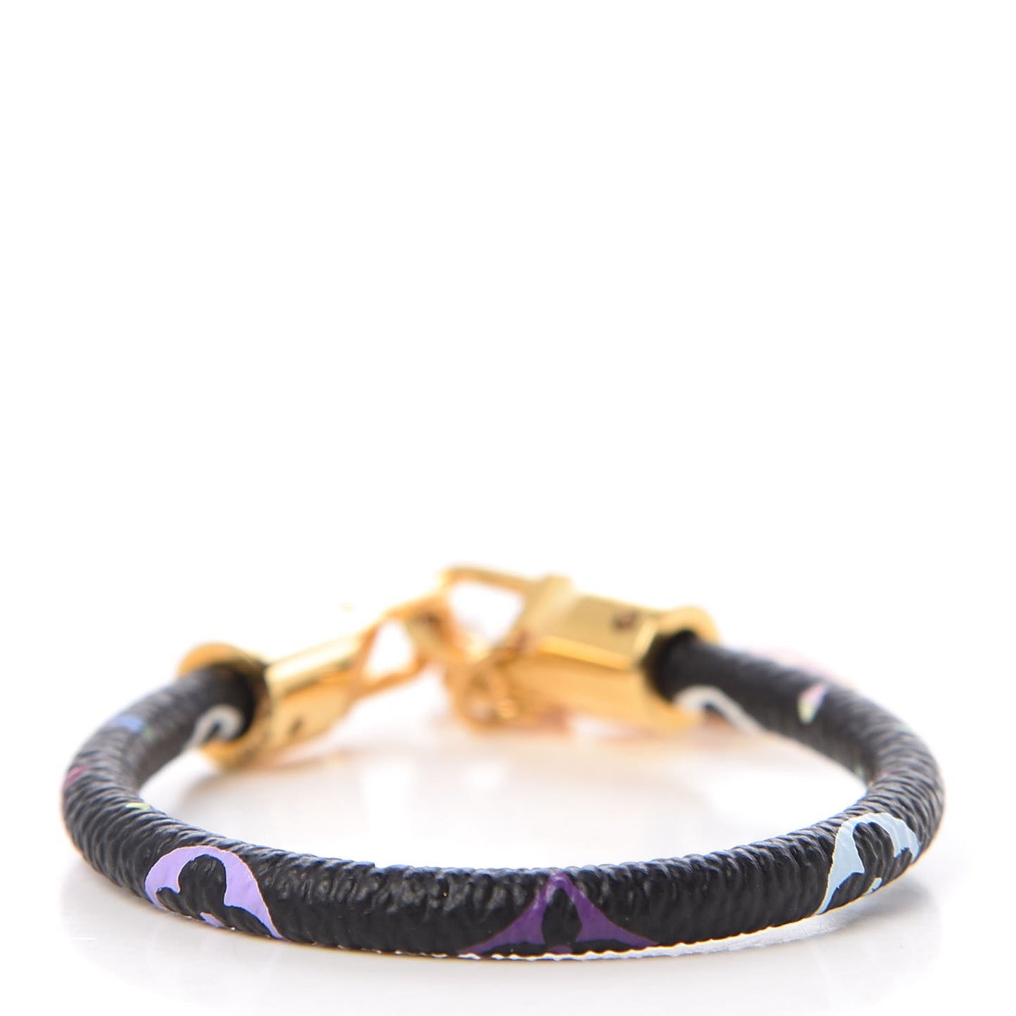 Monogram Multicolor Luck It Bracelet 19 Black