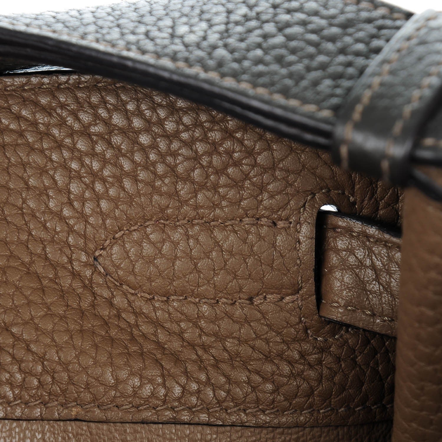 Hermes Taurillon Clemence So Kelly 26 Graphite Etoupe 10 of 11