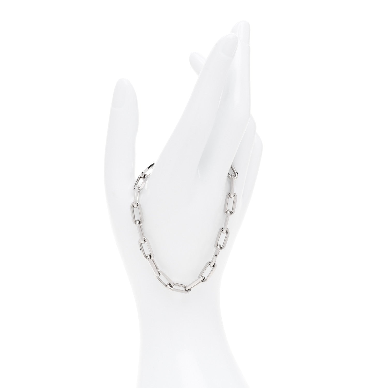 Cartier 18K White Gold Santos de Cartier Bracelet 2 of 6
