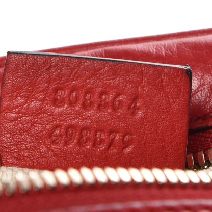 Gucci Pebbled Calfskin Small Soho Disco Bag Tabasco Red 7 of 7