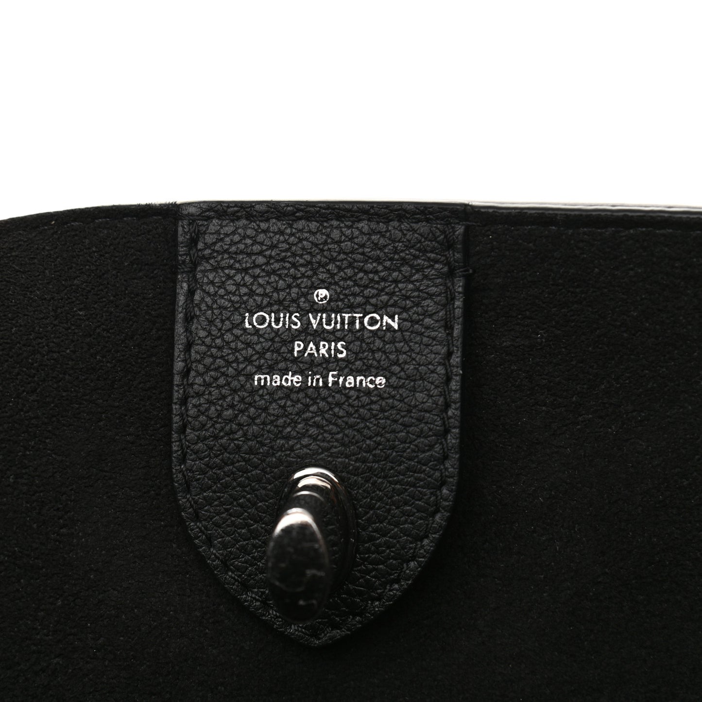 Calfskin Lockme Go Tote Black