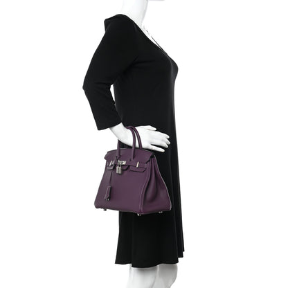 Hermes Togo Birkin 25 Cassis 2 of 12