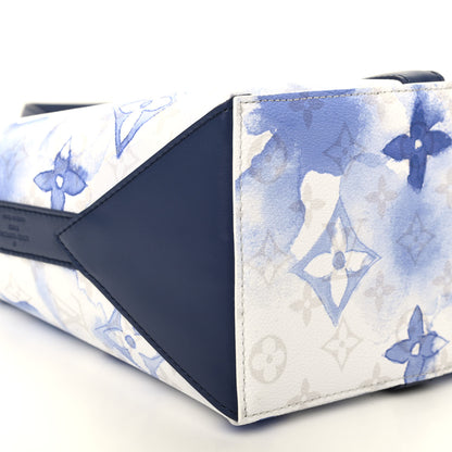 Louis Vuitton Monogram Watercolor New Tote GM Blue 6 of 9