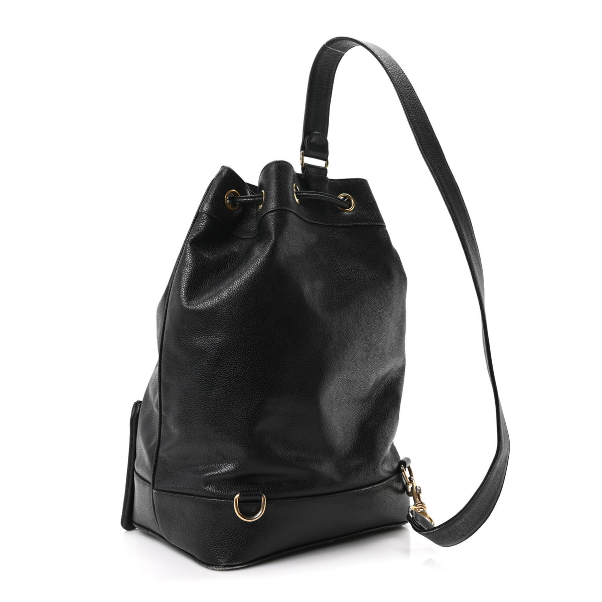 Caviar Sling Backpack Black