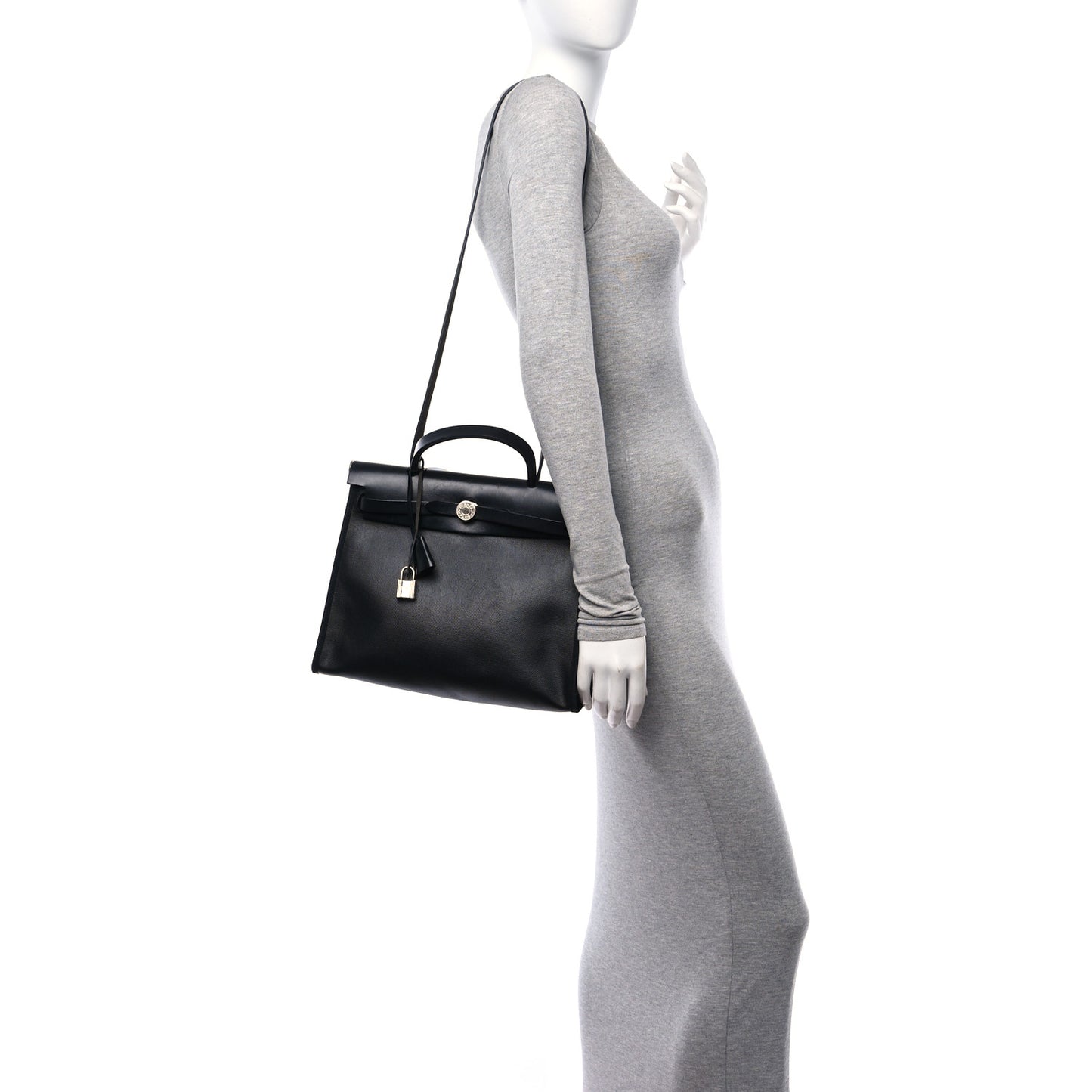 Toile H Berline Vache Hunter Herbag Zip PM 31 Black Ecru