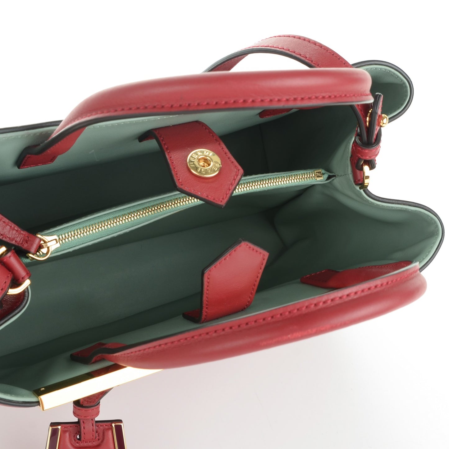 Vitello Dolce Century Petite 2Jours Tote Ribes Menta