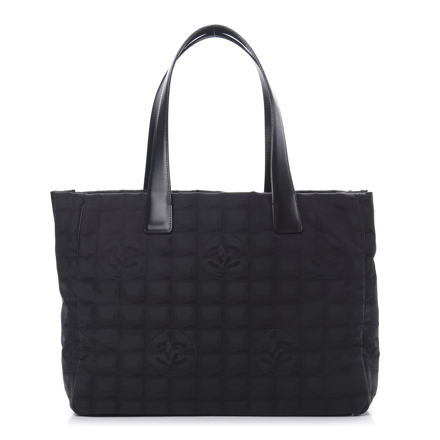 Chanel Nylon Large Travel Tote Black 1 of 10