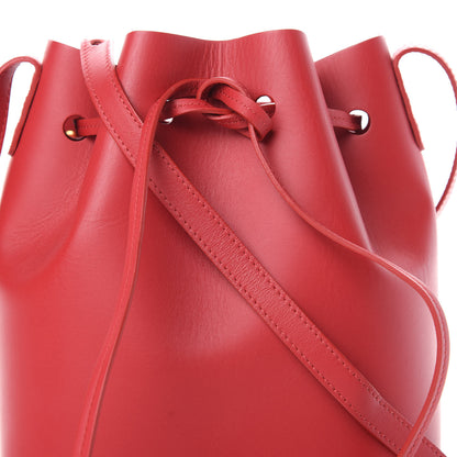 Mansur Gavriel Calfskin Mini Bucket Bag Flamma 8 of 15