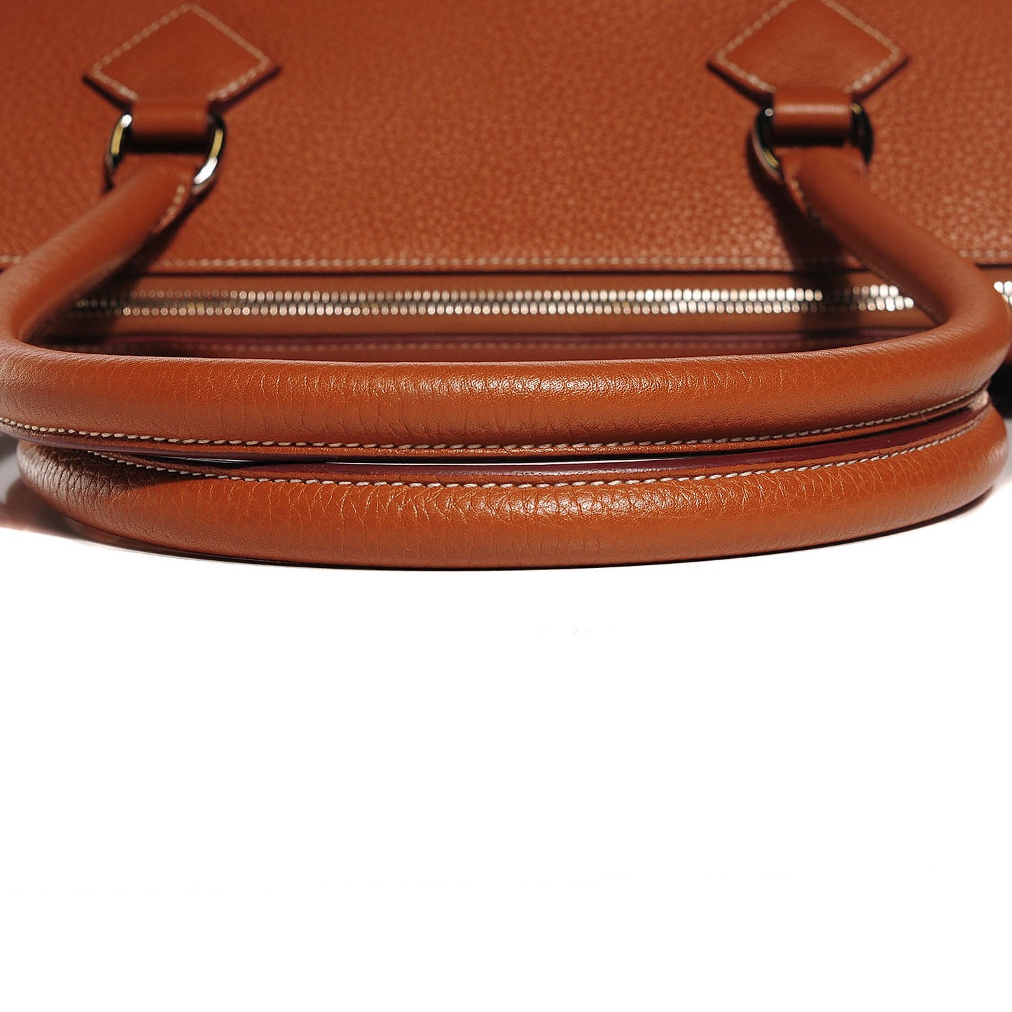 Taurillon Clemence Shoulder Atlas Satchel Gold