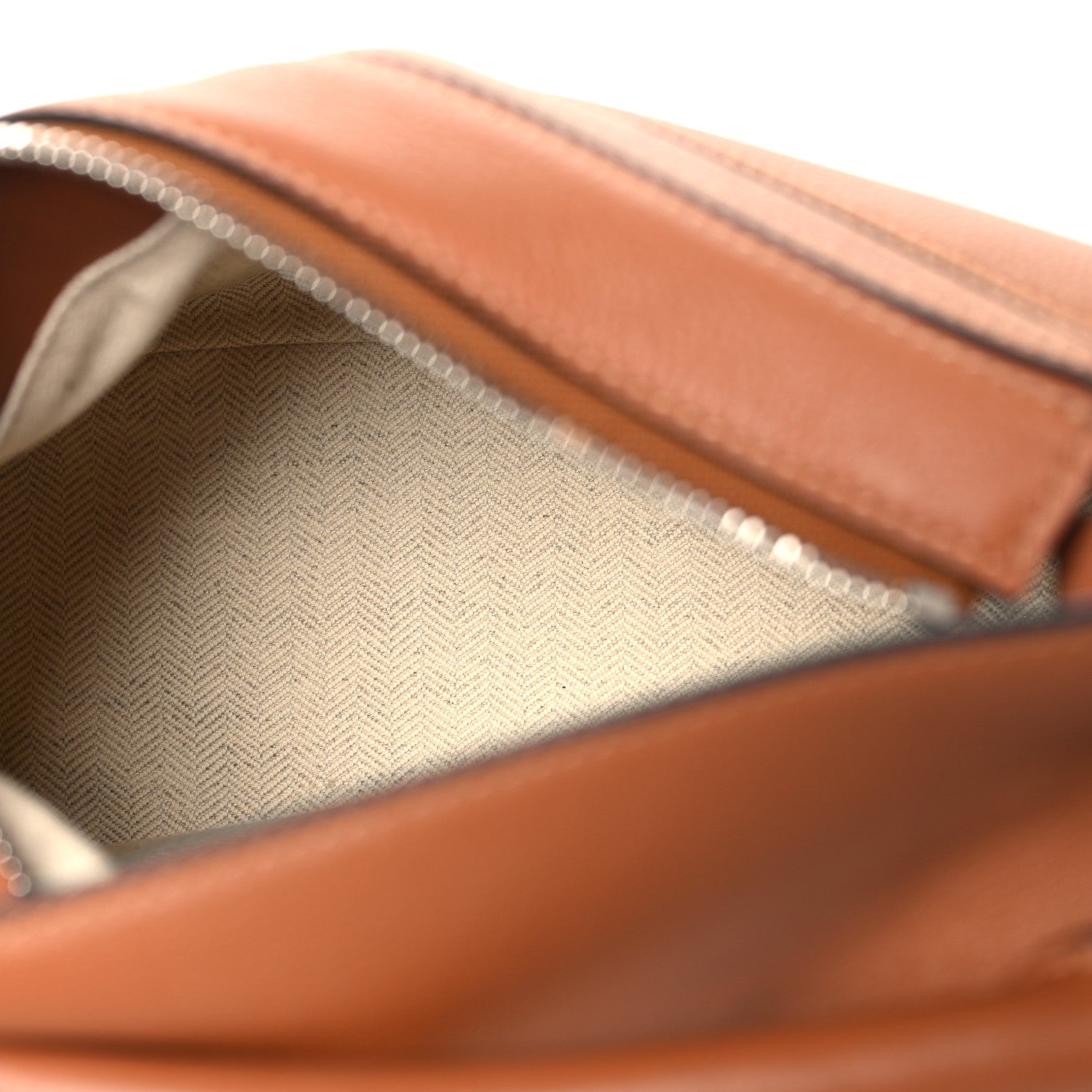 Loewe Grained Calfskin Small Puzzle Bag Tan 5 of 9
