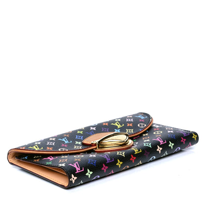 Louis Vuitton Monogram Multicolor Eugenie Wallet Black 4 of 6