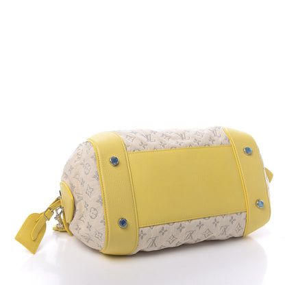 Louis Vuitton Monogram Denim Speedy Round Yellow 4 of 12