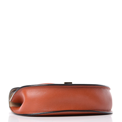 Chloe Calfskin Mini Georgia Crossbody Bag Whiskey 4 of 12