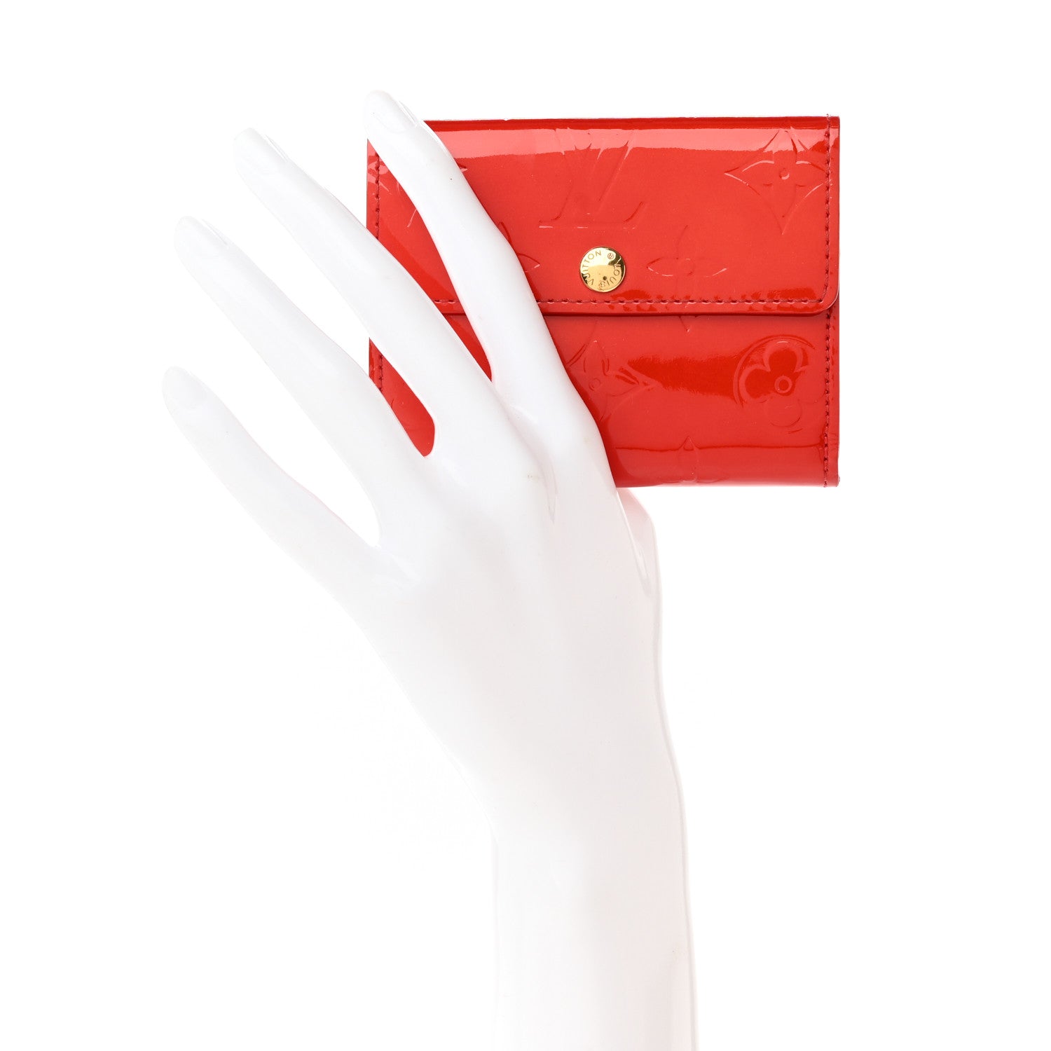 Louis Vuitton Vernis Ludlow Wallet Pomme D'Amour 2 of 8