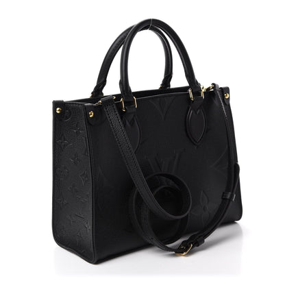 Louis Vuitton Empreinte Monogram Giant Onthego PM Black 4 of 11