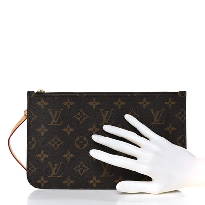 Louis Vuitton Monogram Neverfull MM GM Pochette 2 of 9