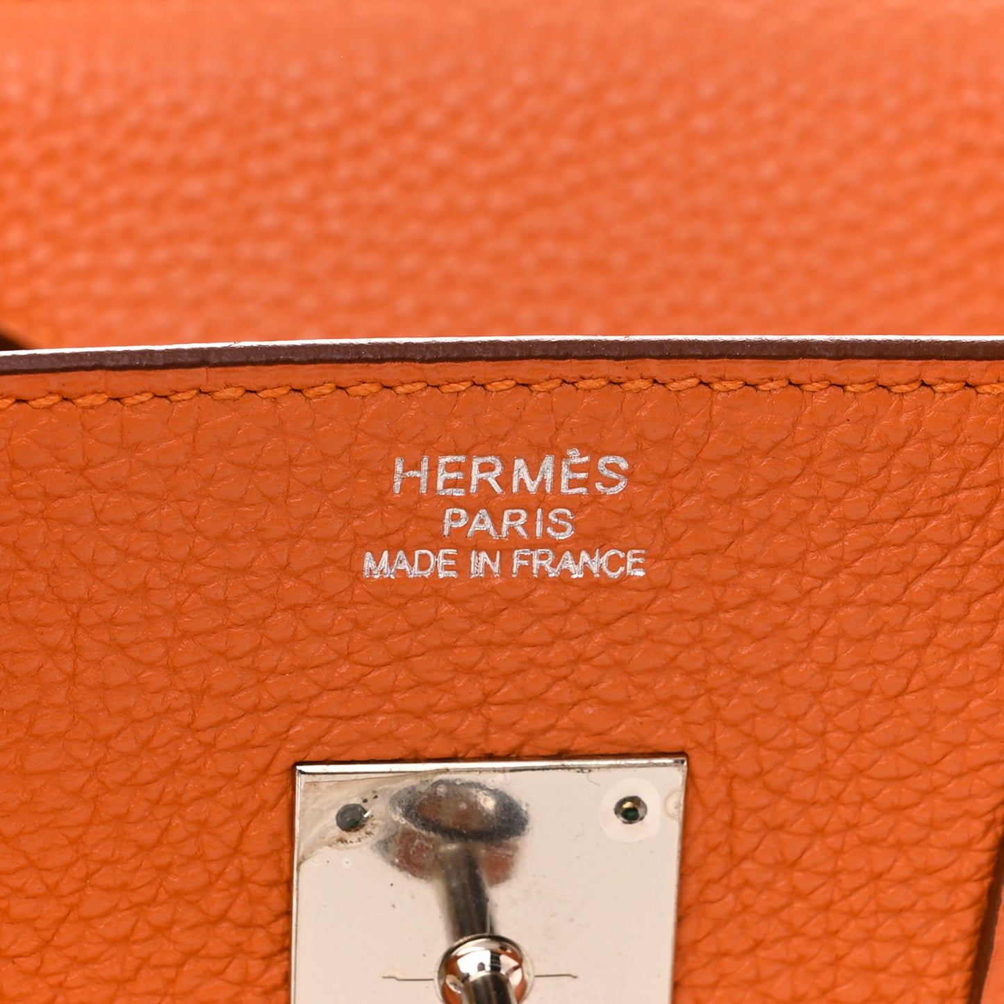 Togo Birkin 35 Orange