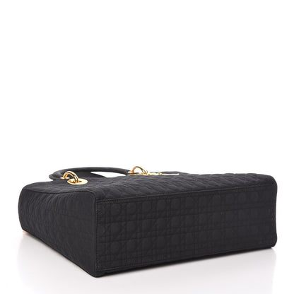 Christian Dior Nylon Cannage Large Lady Dior Black 4 of 11