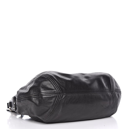 Prada Soft Calf Hobo Black 4 of 14
