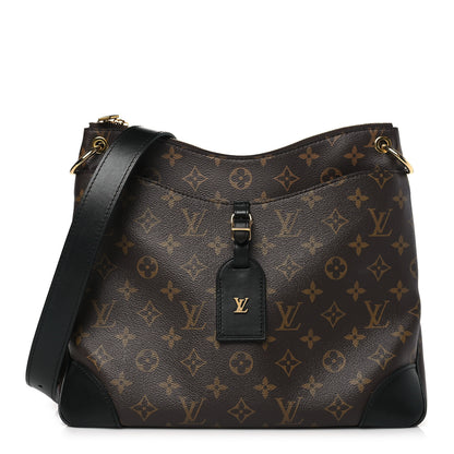 Louis Vuitton Monogram Odeon MM Black 1 of 9