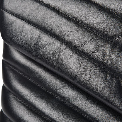 Saint Laurent Calfskin Y Quilted Monogram Medium Loulou Chain Satchel Black 11 of 12