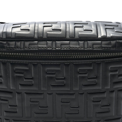 Fendi Nappa FF 1974 Embossed Belt Bag Black Black 7 of 9