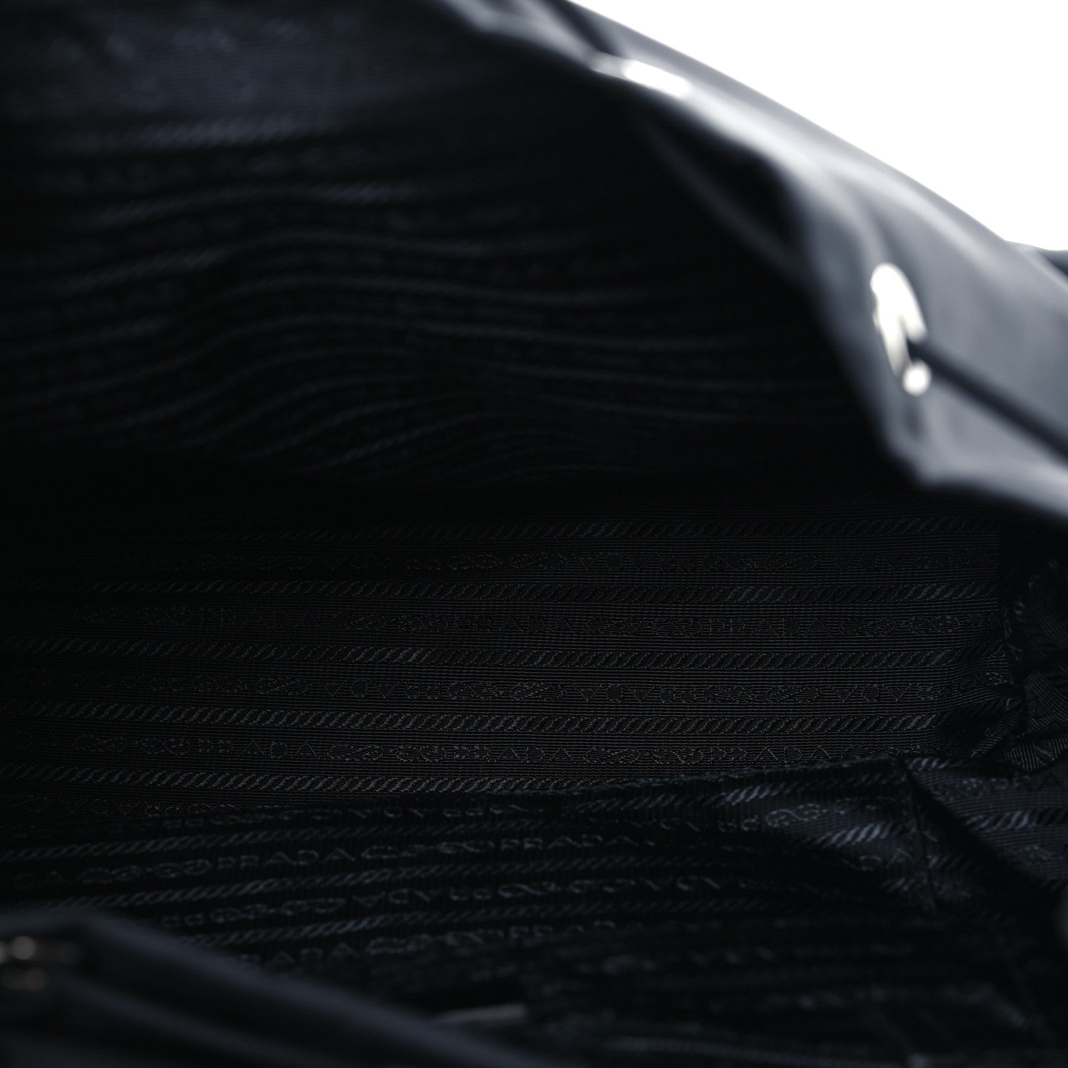 Prada Tessuto Nylon Saffiano Medium Backpack Black 6 of 16