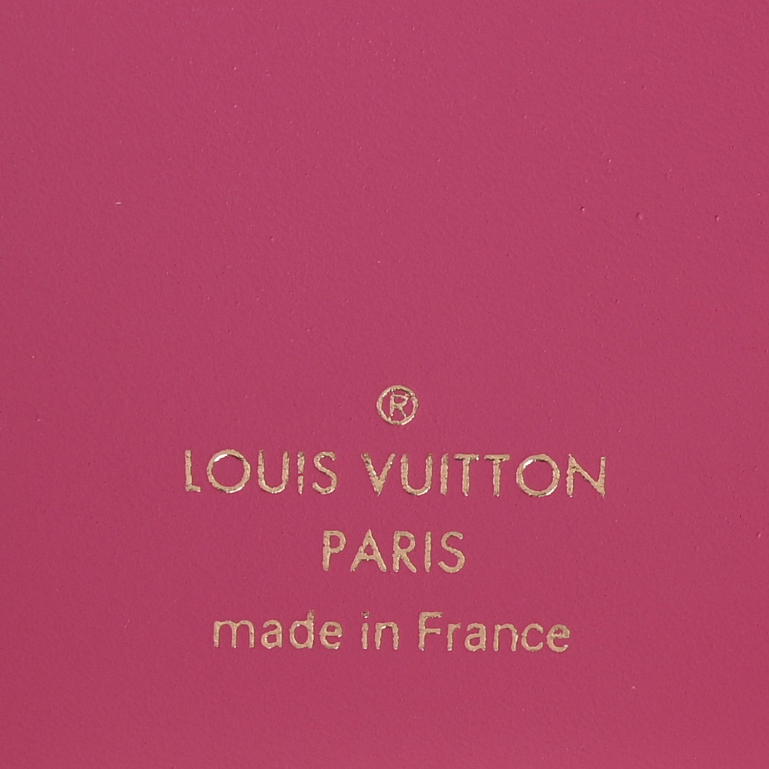 Louis Vuitton Calfskin Nanogram Embossed Victorine Wallet Rose 6 of 6