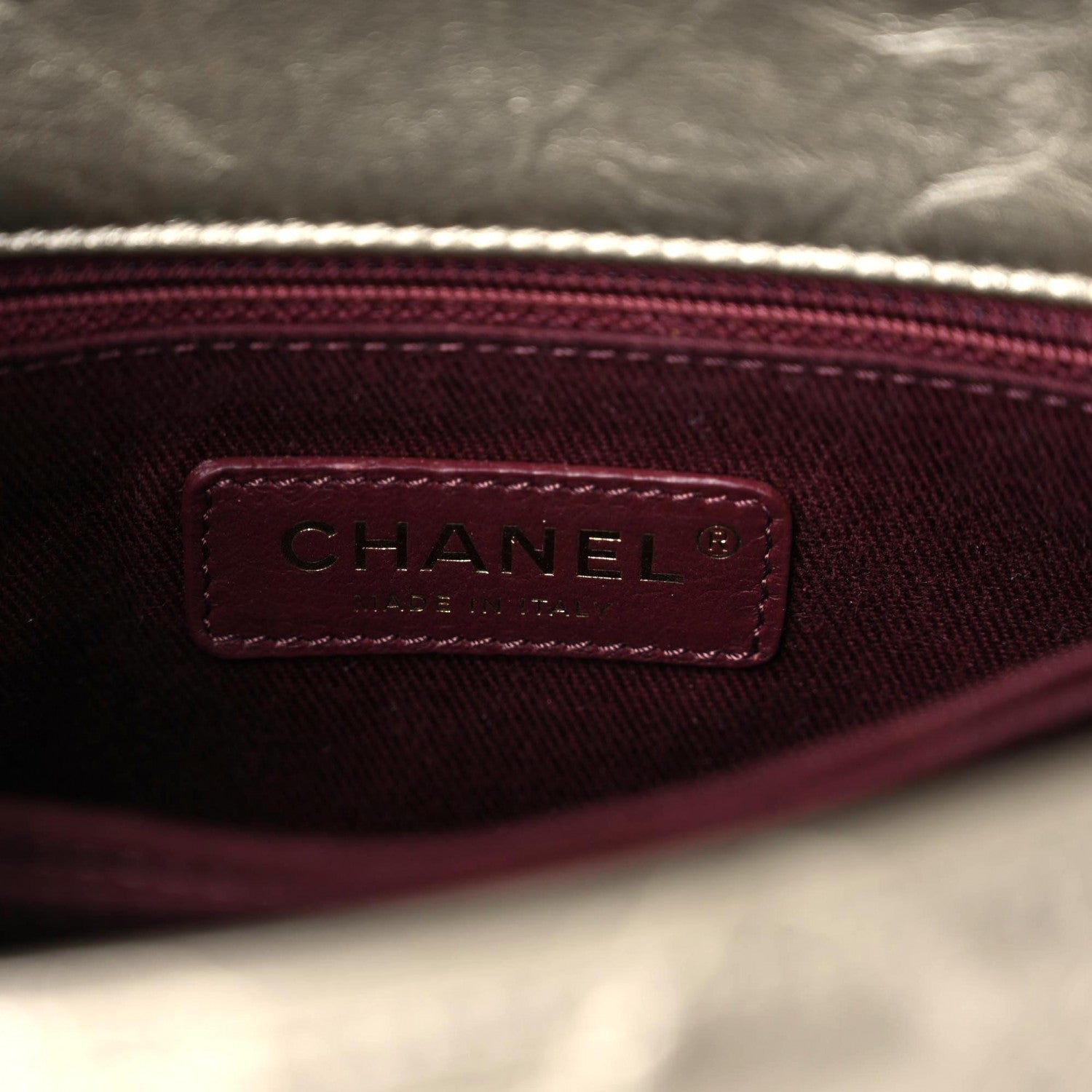 Chanel Metallic Aged Calfskin Quilted Mini Coco Handle Flap Gold 8 of 10