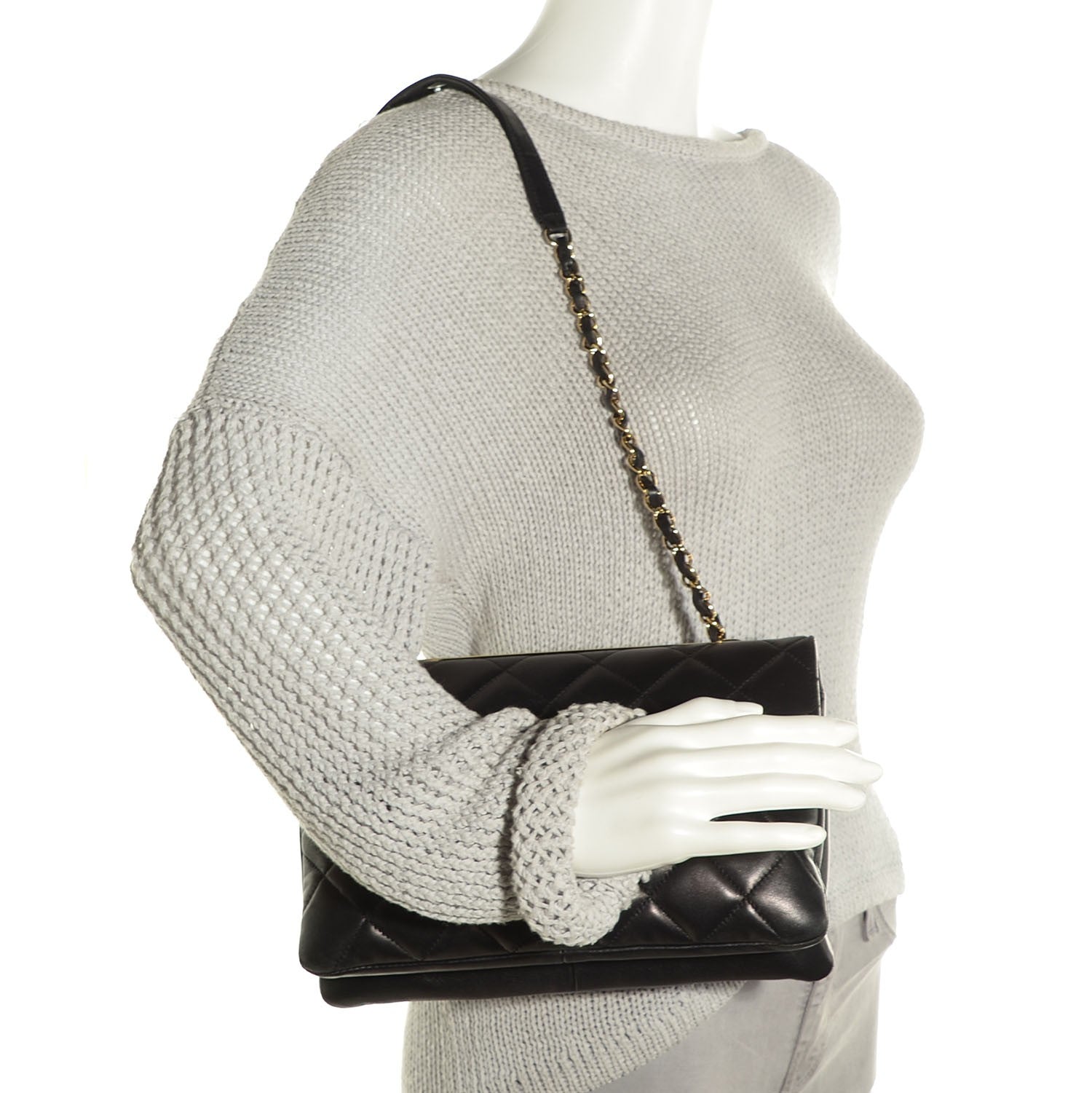 Chanel Lambskin Quilted Trendy CC Flap Black 2 of 12