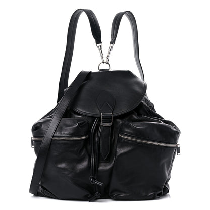 Celine Calfskin Medium Biker Backpack Black 1 of 12