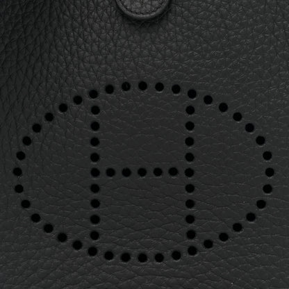 Hermes Taurillon Clemence Evelyne TPM Black 8 of 11