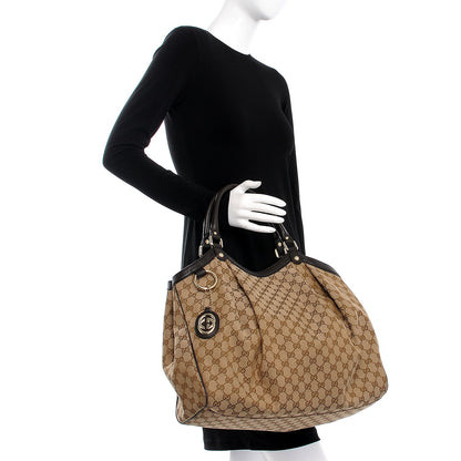 Gucci Monogram Large Sukey Tote Dark Brown 2 of 12