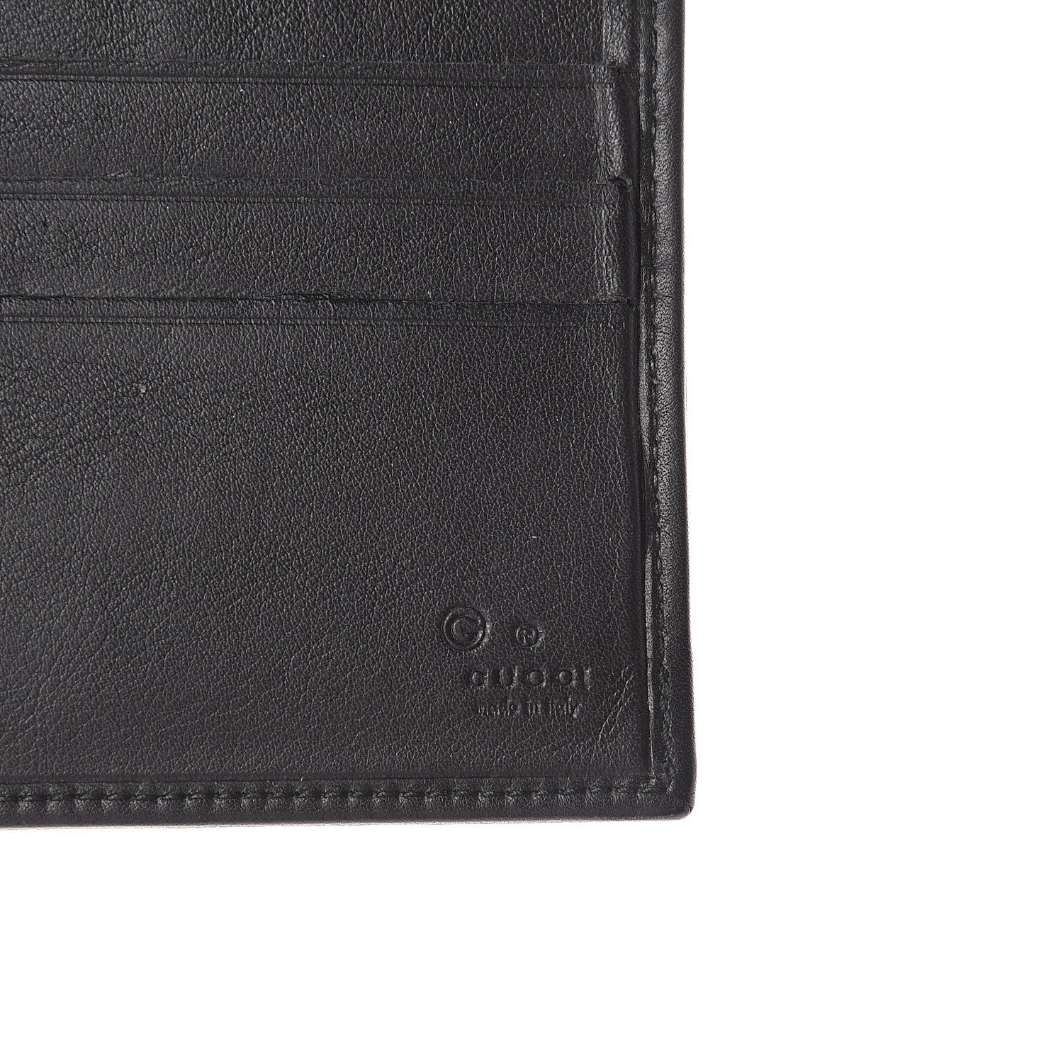Gucci Monogram Mens Bi-Fold Wallet Green 5 of 6