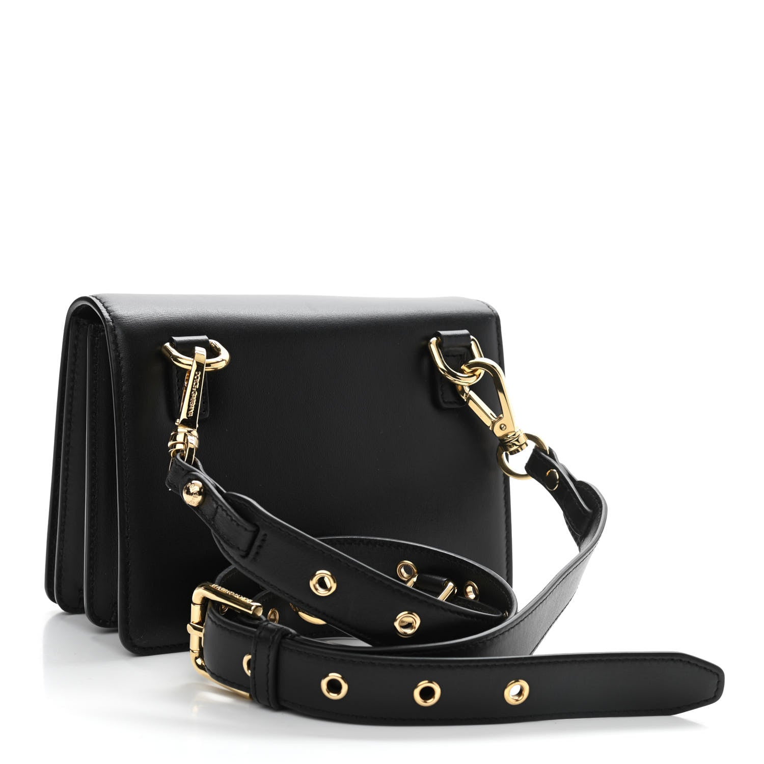 Dolce & Gabbana Calfskin 3.5 Crossbody Bag Black 2 of 9