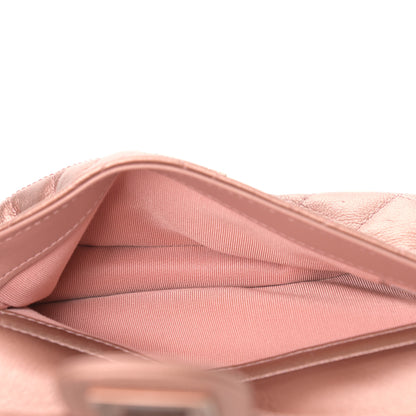 Chanel Metallic Grained Calfskin Quilted 2.55 Reissue Phone Holder With Chain Copper 4 of 10