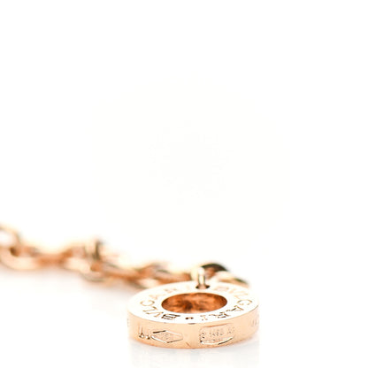 Bulgari 18K Rose Gold Black Onyx Mother of Pearl BVLGARI BVLGARI Long Station Necklace 4 of 7