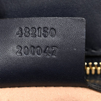 Gucci GG Supreme Monogram Small Messenger Shoulder Bag Beige Blue Navy 7 of 17