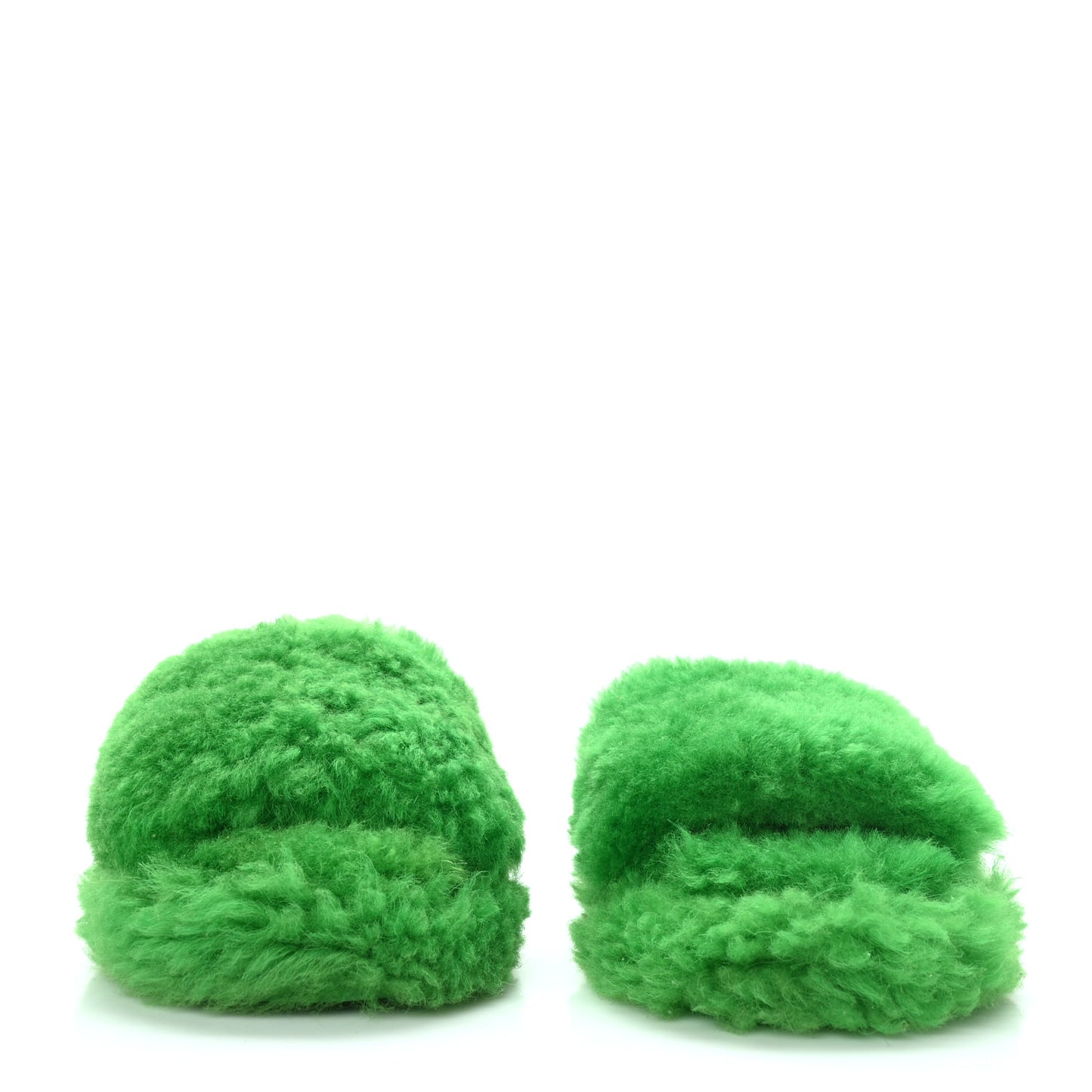 Shearling Resort Teddy Slides 38 Parakeet