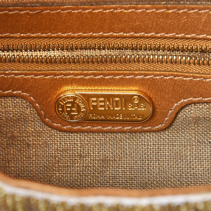 Fendi Beaded Baguette Gold Silver 6 of 15