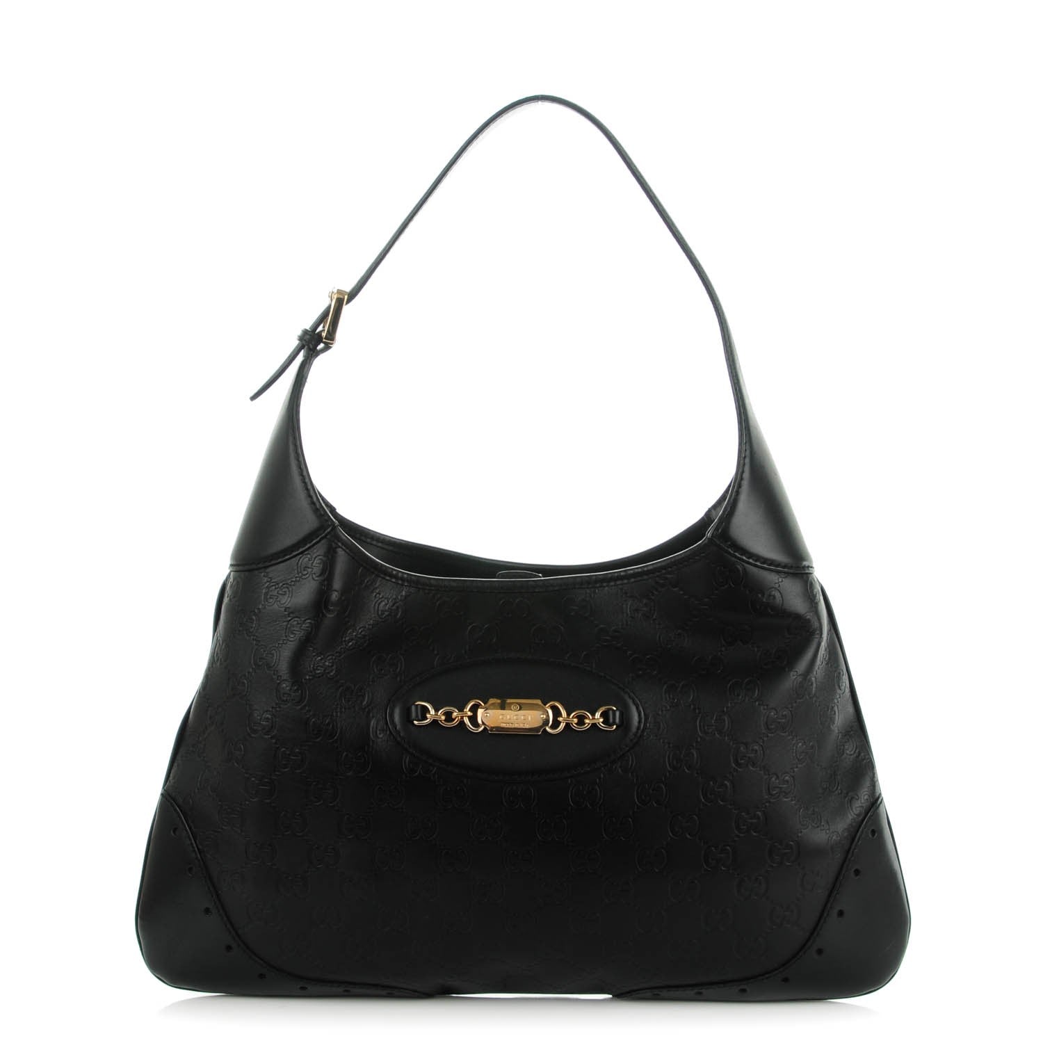 Gucci Guccissima Punch Hobo Black 1 of 7