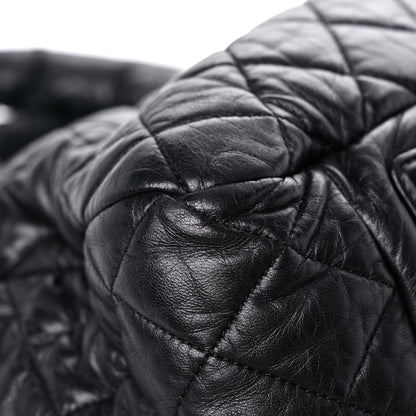 Chanel Lambskin Quilted Large Coco Cocoon Tote Black 10 of 17