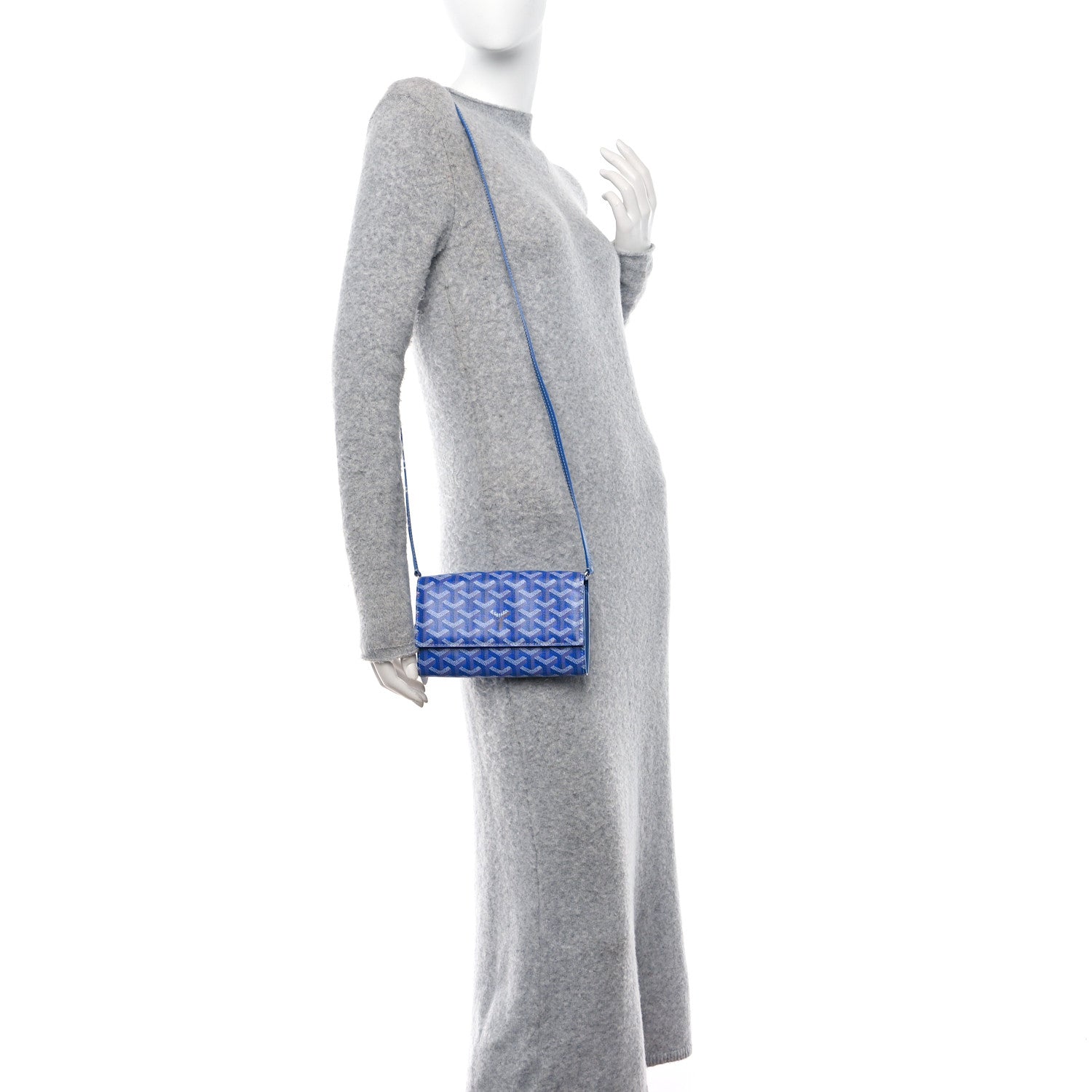 Goyard Goyardine Varenne Continental Wallet Sky Blue 2 of 10